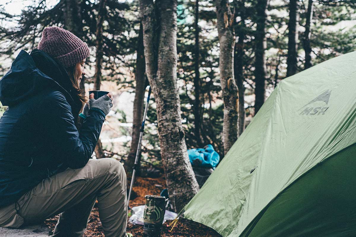 Which tent is best during the colder weather