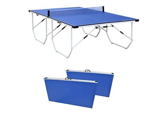 ALPIKA 9FT Professional Indoor Outdoor Table Tennis Table Po