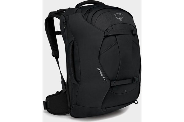 Osprey Women's Fairview 40L Travel Backpack, Black
