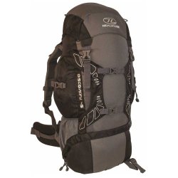 Highlander Black/Grey Discovery 45L Rucksack