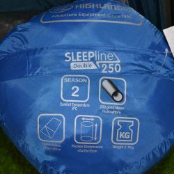 Sleepline 250 Stuff Sac with specifications