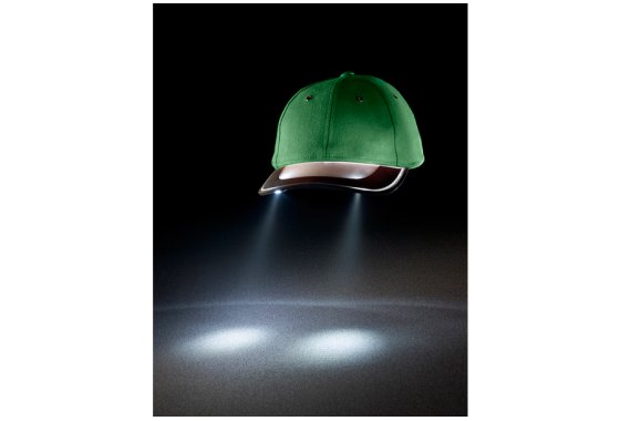 Solar Torch Cap - Green