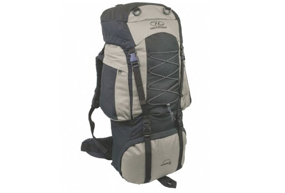 Highlander Rambler 88 Litre Large Rucksack - Grey