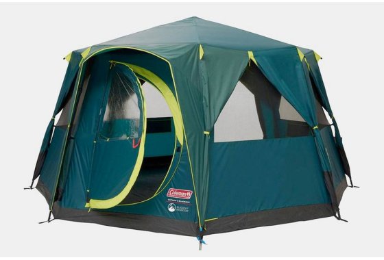 COLEMAN Octagon Blackout Tent, Green/GRN