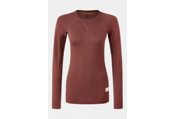 Artilect  Womens Flatiron 185 Crew Base Layer Top - Brown