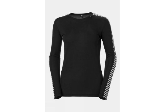 Helly Hansen  Womens Lifa Crew Top - Black