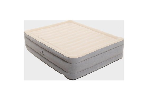 HI-GEAR Hi Rise Foam King Size Air Bed, Beige