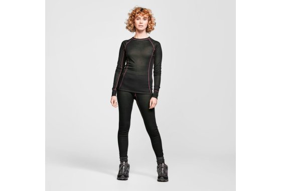 The Edge Women's Baselayer Set, Black