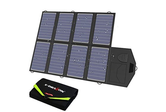 X-DRAGON Solar Charger, 70W Foldable Solar Panel Charger (5V