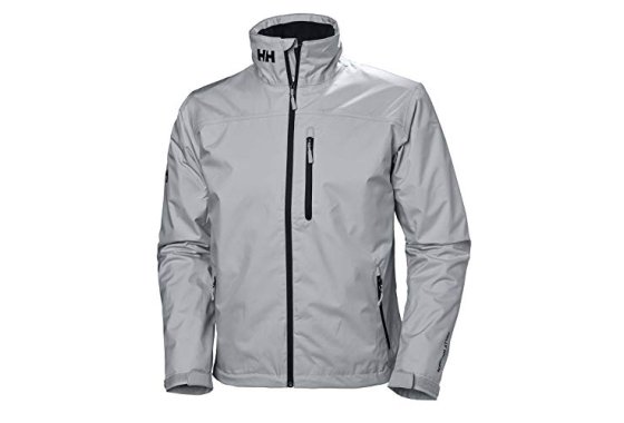 Helly Hansen Men's Crew Midlayer Waterproof Jacket, Grey Fog