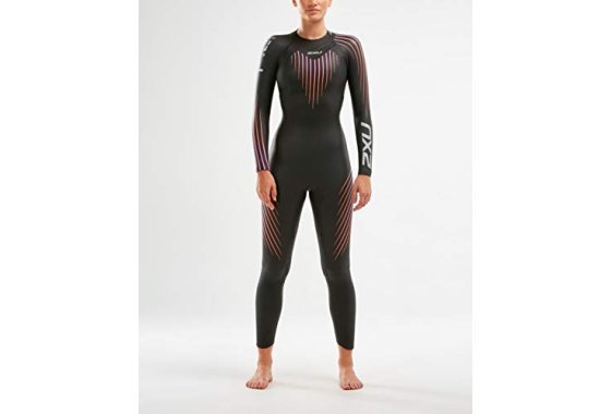 2XU Women's WW4994c-P1 Propel Wetsuit, Black/Sunset Ombre, S