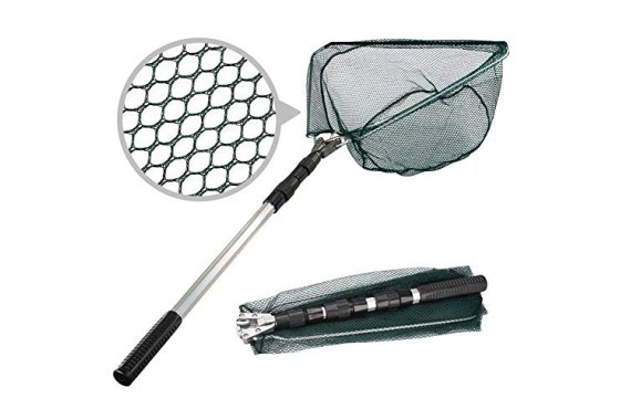 HEYOMART Fishing Landing Net Telescope Foldable Collapsible 