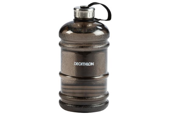 Decathlon Domyos 2200 Ml Water Bottle - Black