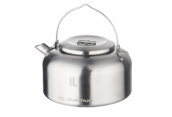 Decathlon Quechua Mh500 Hikers' Camping Kettle In Stainless 