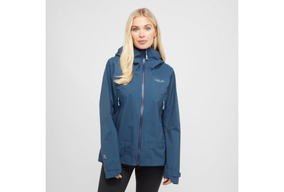 Rab Women's Firewall Light Waterproof Jacket, Navy