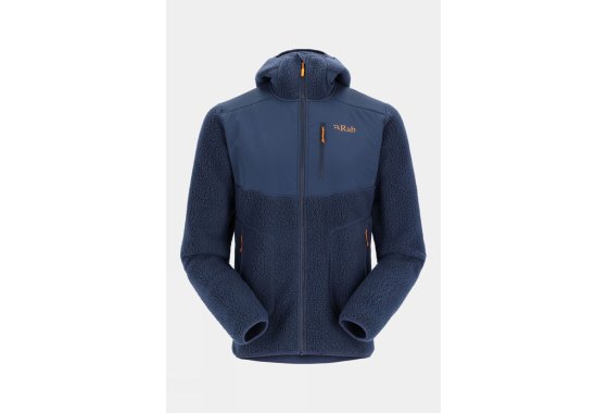 Rab  Mens Outpost Hooded Fleece - Dk Blue