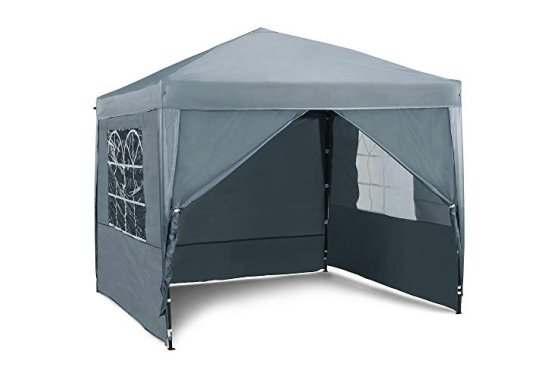 VonHaus Pop Up Gazebo 2.5x2.5m Set – Outdoor Garden Marquee 