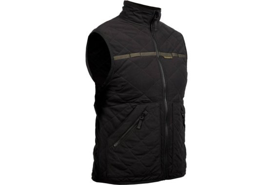 Hunting Silent Padded Gilet 500 Black.