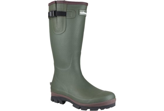 Grange Neoprene Mens Rubber Wellington Boots (green)