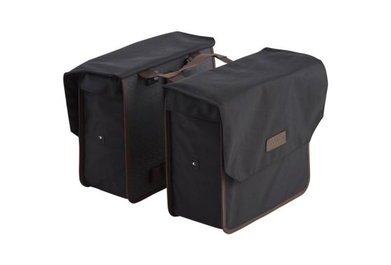 500 Double Bike Bag 2 X 20l - Black