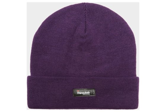 Peter Storm Unisex Thinsulate Knit Beanie Hat, Purple