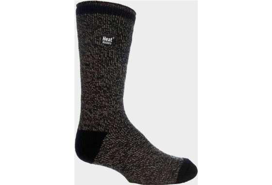 Heat Holders Men's Twist Socks, Black