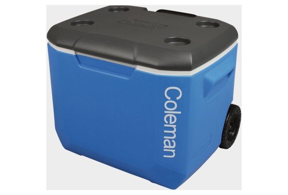 COLEMAN 60QT Performance Wheeled Cooler, Blue