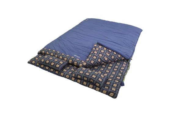 Outwell Snooze Double Sleeping Bag, Blue