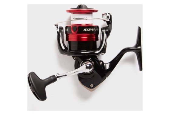 SHIMANO Sienna FG C3000 Fishing Reel, Red/Black