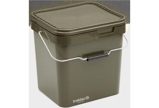 Trakker 17 Ltr Olive Square Bucket