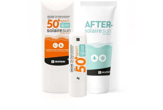 Sun Kit: SPF 50+ Cream / Lip Balm Protection Rating 50 + / A