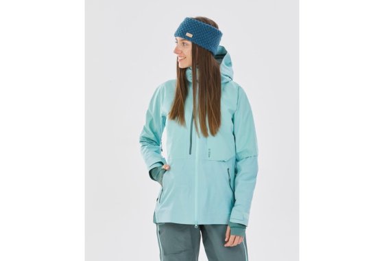 Women's Ski Jacket Fr900 Turquoise