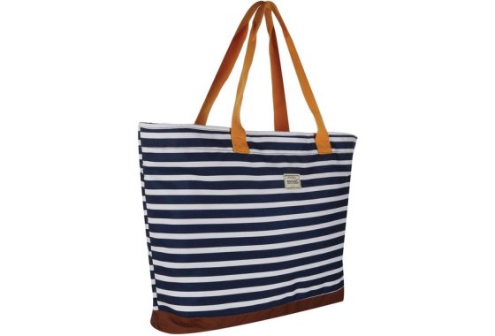 Stamford Adults' Unisex Camping Beach Bag - Navy Stripe