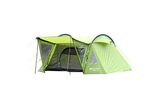 Eurohike Ribble 200 Waterproof 2 Person Tent, 2 Pole Tunnel,