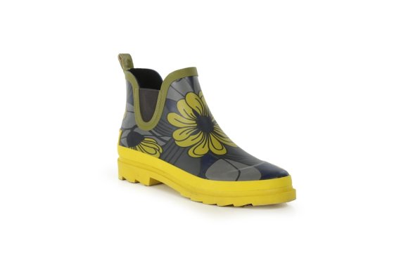 Regatta Orla Kiely Cosy Ankle Welly Winter Heligan Yellow, S