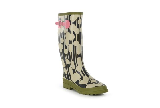 Regatta Orla Kiely Cosy High Welly Reflected Trees Green, Si