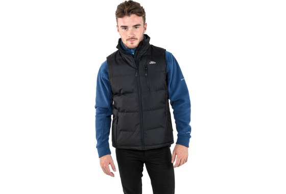 Trespass Mens Clasp Padded Gilet (Black)