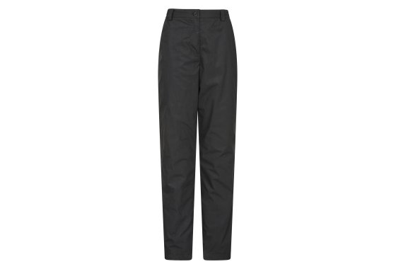 Trek II Fleece Lined Womens Short Length Trousers - Black