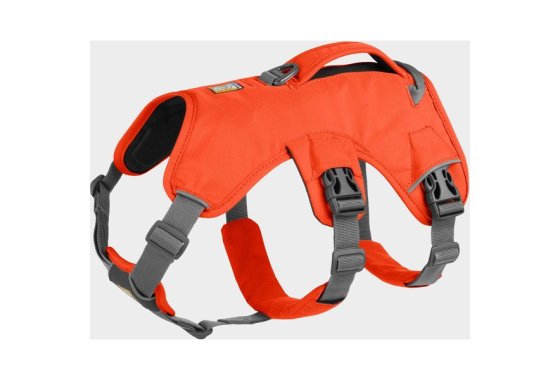 Ruffwear Web Master Dog Harness With Handle Blaze Orange