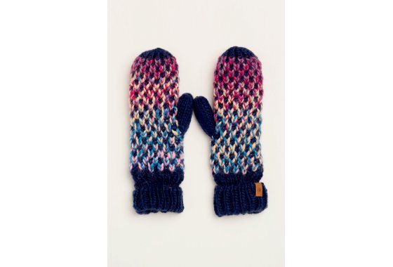 Space Dye Womens Knitted Mitten -