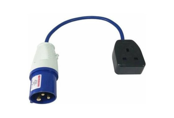 Caravan Plug To 13 Amp Socket Mains Adapter