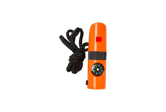 7 in 1 Survival Whistle - Orange