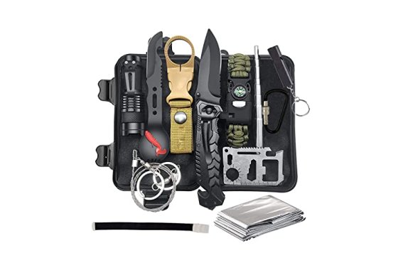 Emergency Survival Kit - 13-in-1 Outdoor Multi-Tool with The