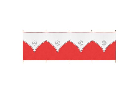 VW Campervan 5 Pole Windbreak (Red)