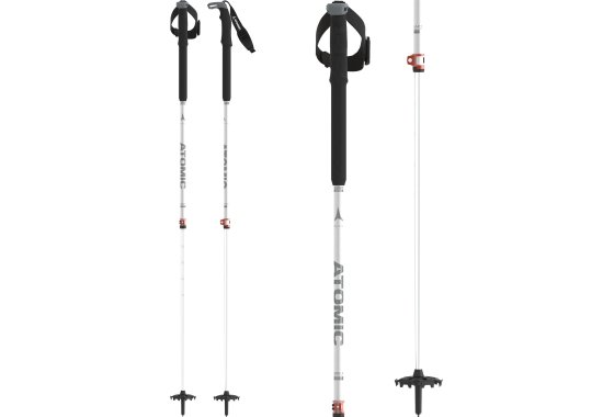 Atomic BCT Touring SQS Ski Poles - Silver/Grey