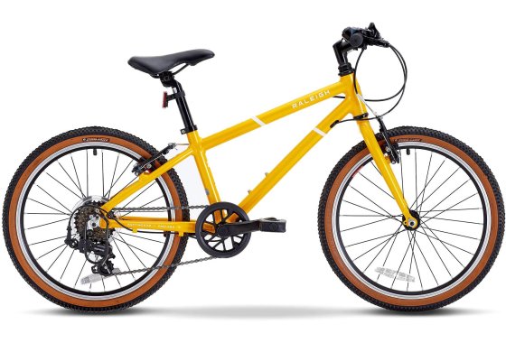 Raleigh Pop Junior Hybrid Bike - Yellow - 20 Inch Wheel