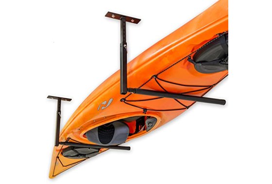 StoreYourBoard Single Kayak Ceiling Rack, Adjustable Storage