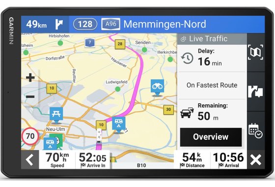 Garmin Camper 1095 Motorhome Sat Nav