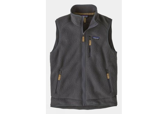 Patagonia  Mens Retro Pile Fleece Vest - Dk Grey