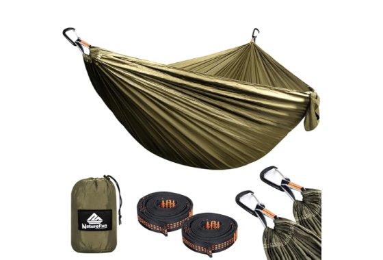 NatureFun Ultra-Light Travel Camping Hammock | 300kg Load Ca